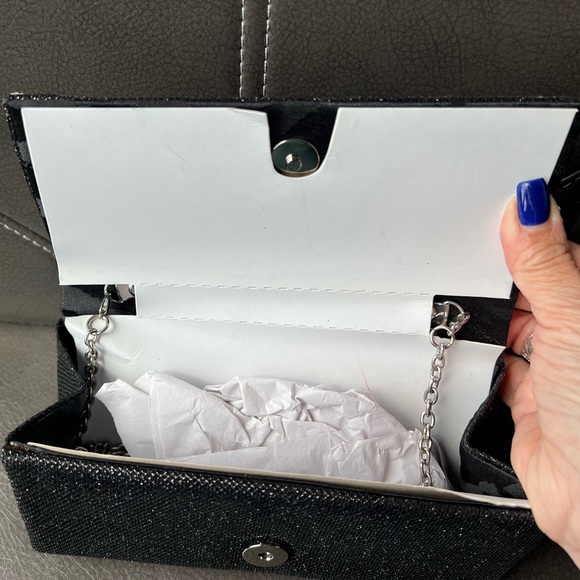 INC International Concept NWT Beaded Stone Clutch - Picture 10 of 10